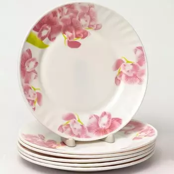 Набор маленьких тарелок Lavenir «Орхидея», 6 шт