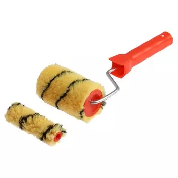 Набор малярный ЛОМ, валики полиакрил, 100 мм, d=6 мм, D=48 мм + D=16 мм, ванночка 150 х 290