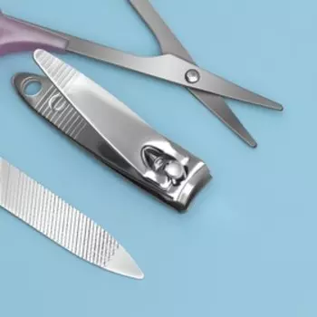 Набор маникюрный, 5 предметов, на блистере, МИКС