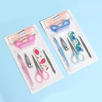 Набор маникюрный, 6 предметов, МИКС