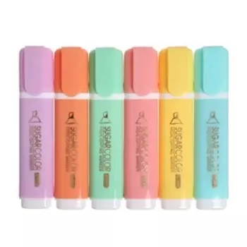 Набор маркеров-текстовыделителей, 6 цветов