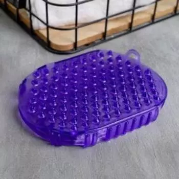 Набор: массажёр антицеллюлитный и мочалка для тела «Подарок для тебя», 15 х 10,5 см