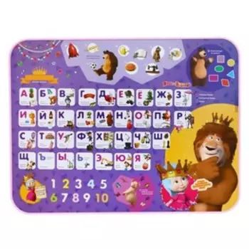 Набор мебели c азбукой «Маша и Медведь»