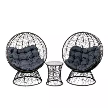 Набор мебели "Николетта" коричневый, синий "Garden story"