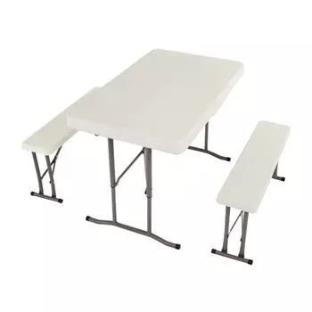 Набор мебели: стол, 2 скамьи