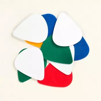 Набор медиаторов Music Life 10 шт в синей банке, медиаторы микс