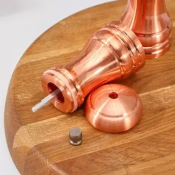 Набор мельниц для соли и перца Доляна, 2 шт, 10510 см, цвет бронзовый