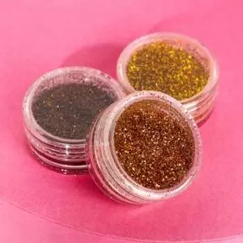 Набор мелких блёсток для ногтей Christmas mood, 3 цвета