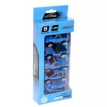 Набор металлических машин «Полиция», 5 штук, масштаб 1:64
