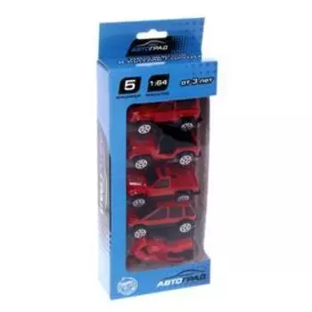 Машинки металлические «Пожарная служба», 5 шт.