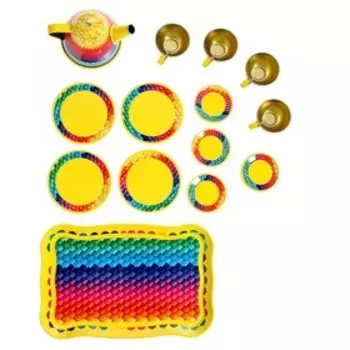 Набор металлической посудки «Чаепитие», МИКС