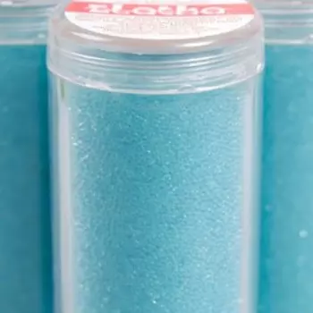 Набор микробисера "Zlatka" d 0.6-0.8 мм 6 шт 30 г голубой