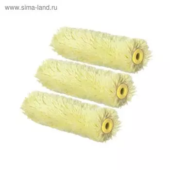 Набор мини-роликов "РемоКолор" 06-1-439, полиакрил, d=6 мм, D=15 мм, 150 мм, 3 штуки