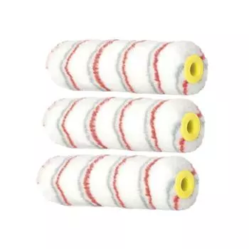 Набор мини-роликов "РемоКолор" 06-1-604, мультиколор, d=6 мм, D=15 мм, 100 мм, 3 штуки