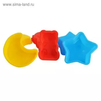 Набор «Мишка на севере» Regent inox Silicone, 6 предмета