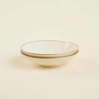 Салатники SL Home «Леггеро», d=18.5 см, набор 2 шт., фарфор, бежевые