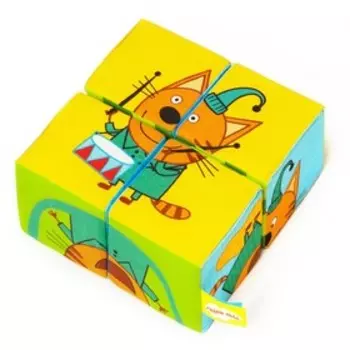 Набор мягких кубиков «Три Кота. Собери Компота»