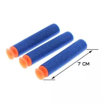 Набор мягких пуль с присосками, 10 шт., МИКС