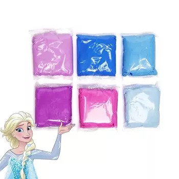 Набор мягкого пластилина "Холодное сердце", 6 цветов