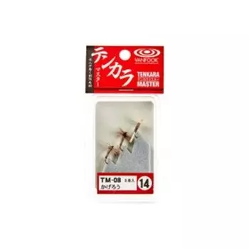 Набор мушек VANFOOK TM-08, 3 шт., набор, коричневый, 03065