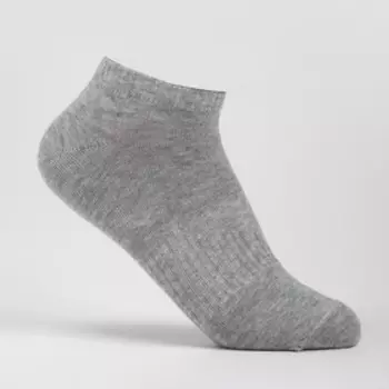 Набор мужских носков 3 пары, цвет белый, чёрный, серый меланж, размер 27-29