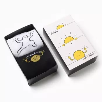 Носки мужские KAFTAN «Проснись», р. 41-44 (27-29 см), набор 2 пары