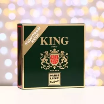 Подарочный набор косметики мужской King, гель для бритья, 125 мл + гель-бальзам после бритья, 125 мл