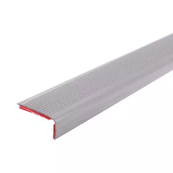 Набор противоскользящих накладок угловых TAKE IT EASY, самоклеющаяся, с полосами, 100050 мм, цвет серый, 3 шт.