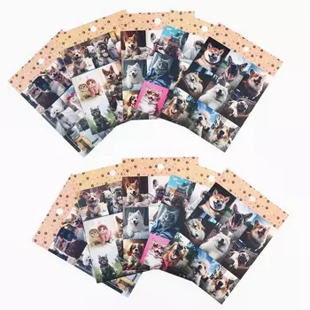 Набор наклеек бумажных «Котопсы», 10 штук, 11 15,5 см