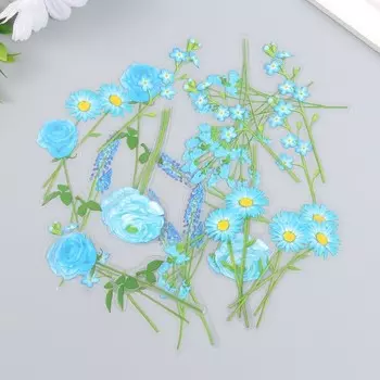 Набор наклеек "Цветы. Королевская мята" 30 шт 8,5х11 см