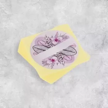 Набор наклеек для бизнеса «Цветы», 50 шт, 4 × 4 см