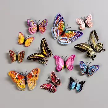 Набор наклеек интерьерных TAKE IT EASY «Бабочки», светящиеся в темноте