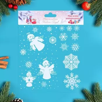 Наклейки на окна «Новогодние»
