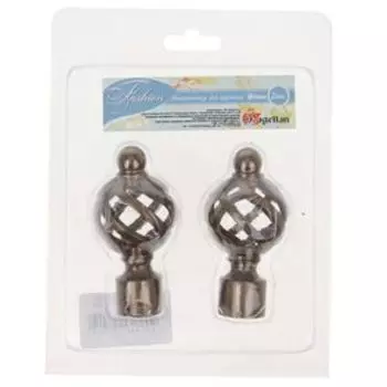 Набор наконечников для карниза «Фэшн Ареццо», d=1,6 см, 2 шт, цвет старое золото