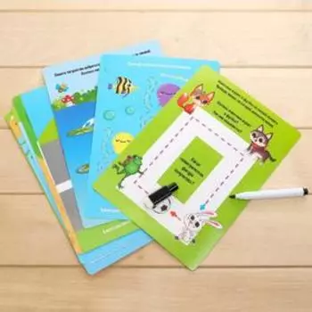 Набор напиши и сотри «Логические задания», 3 года