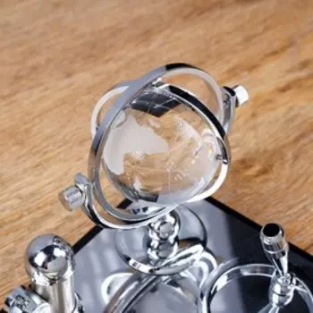 Набор настольный, органайзер 4 в 1 с визитницей, черное дерево