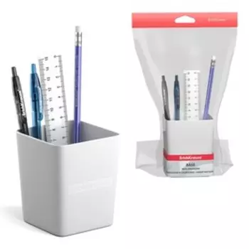 Набор настольный ErichKrause Base Classic, 4 предмета, белый