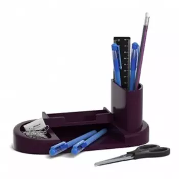 Набор настольный ErichKrause Harmony Marsala, 10 предметов, фиолетовый