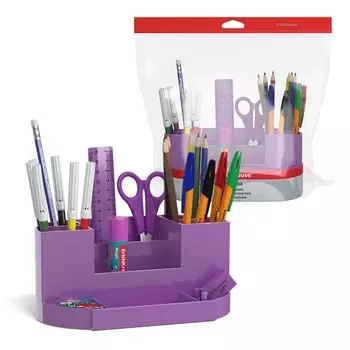 Набор настольный ErichKrause Victoria Candy, 23 предмета, фиолетовый