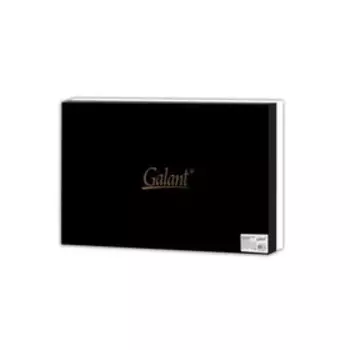 Набор настольный GALANT из экокожи, 6 предметов, под глянцевую кожу, коричневый