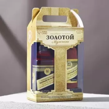 Набор "Настоящий мужик": гель для душа 250 мл, аромат мужского парфюма, полотенце 30х30 см