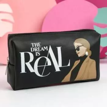 Набор «Настроение: boss», стильная косметичка 18x10 см. и повязка на голову