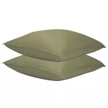 Набор наволочек Essential, размер 70х70 см, 2 шт, цвет шалфей