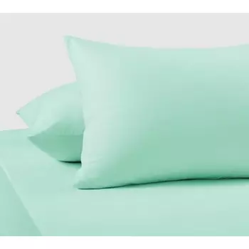 Набор наволочек, размер 50х70 см, 2 шт, цвет тиффани