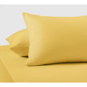 Набор наволочек, размер 70х70 см, 2 шт, цвет горчица