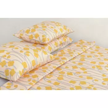 Набор наволочек Scandinavian touch, размер 50х70 см, 2 шт, цвет горчичный