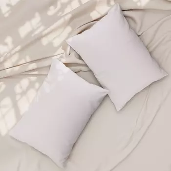 Комплект наволочек SL Home Beige, 5070 см, 2 шт., сатин, хлопок 100%