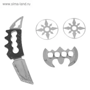 Костюм ниндзя: 2 кастета, 2 диска