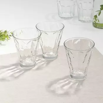 Набор низких стеклянных стаканов «Шетланд Скульптура», 300 мл, 3 шт