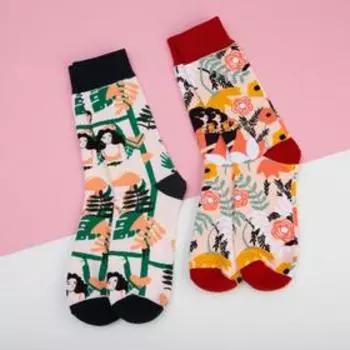 Набор носков KAFTAN "Blooming" 2 пары, р-р 35-38